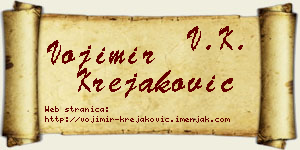 Vojimir Krejaković vizit kartica